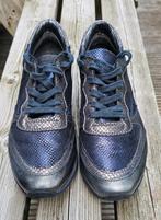 Mjus sneakers leer blauw grijs zwart metallic maat 39, Kleding | Dames, Schoenen, Blauw, Ophalen of Verzenden, Mjus, Sneakers of Gympen