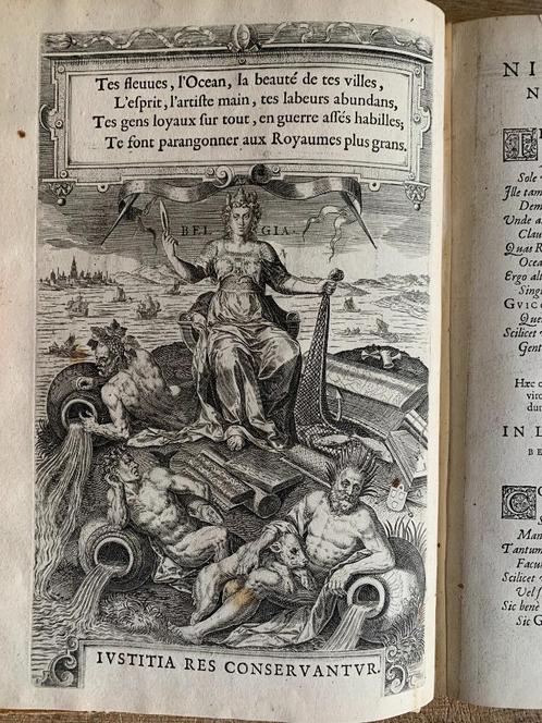 Description de touts les Pais Bas Guicciardin 1582, Antiek en Kunst, Antiek | Boeken en Bijbels, Ophalen of Verzenden
