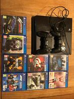Playstation met  8 games en 2 controllers ps4, Met 2 controllers, Ophalen of Verzenden, Original, 500 GB