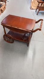 Vintage Houten Theewagen / Serveerwagen, Antiek en Kunst, Antiek | Meubels | Tafels, Ophalen