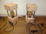 Tafel lampjes, Ophalen, Zo goed als nieuw, Hout, Minder dan 50 cm
