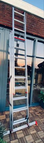 Altrex schuifladder 3x 9 tredes, Doe-het-zelf en Verbouw, Ladders en Trappen, Ophalen, Zo goed als nieuw, Ladder, Opvouwbaar of Inschuifbaar