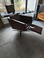 FSM Pavo relax fauteuil in bruin leder, z.g.a.n., Huis en Inrichting, Fauteuils, Ophalen, 75 tot 100 cm, Leer, 50 tot 75 cm