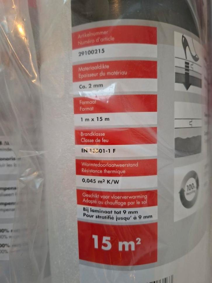 Isotex Vloerisolatie 15m² - Nieuw in verpakking, Doe-het-zelf en Verbouw, Isolatie en Afdichting, Nieuw, Vloerisolatie, Overige materialen