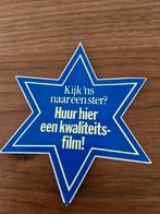299 Vintage Film Verhuur Reclame Ster, Verzamelen, Ophalen of Verzenden, Gebruikt