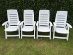 4 witte standenstoelen | Hartman, Ophalen, Gebruikt, Kunststof