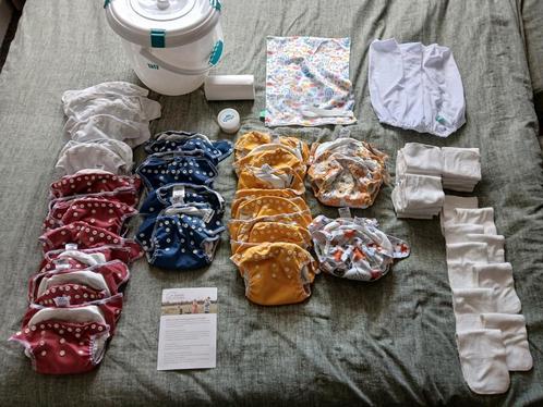 Complete set wasbare luiers, Kinderen en Baby's, Babykleding | Baby-kledingpakketten, Gebruikt, Ophalen of Verzenden