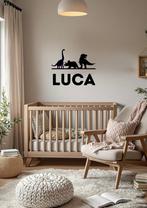 Naamsticker met dino – kinderkamer decor – gepersonaliseerd, Verzenden, Nieuw, Sticker