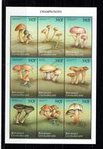 c.afrika 1999 pf blok paddenstoelen mushrooms flora 2, Ophalen of Verzenden, Postfris, Dier of Natuur
