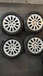 Velgen + banden Mercedes W204 - 5x112 - 205 55 R16 4 seasons, Auto-onderdelen, Banden en Velgen, Gebruikt, 16 inch, Banden en Velgen