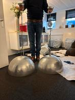 Set van 2 hanglampen, Huis en Inrichting, Lampen | Hanglampen, Ophalen, 50 tot 75 cm, Zo goed als nieuw, Metaal