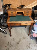 Antiek Bureau met Groen Blad en Lades, Ophalen