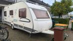 Beyerland 546B caravan met voortent en luifel, Caravans en Kamperen, Caravans, Kachel, Particulier, 1000 - 1250 kg, Rondzit