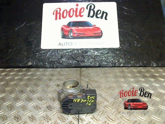 Gasklephuis van een Peugeot 206, Auto-onderdelen, Motor en Toebehoren, Peugeot, Gebruikt, 3 maanden garantie, Ophalen of Verzenden