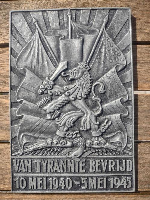 Gereserveerd no 1 bevrijding WO2 Nederlandse Leeuw mei 1945, Verzamelen, Militaria | Tweede Wereldoorlog, Landmacht, Embleem of Badge