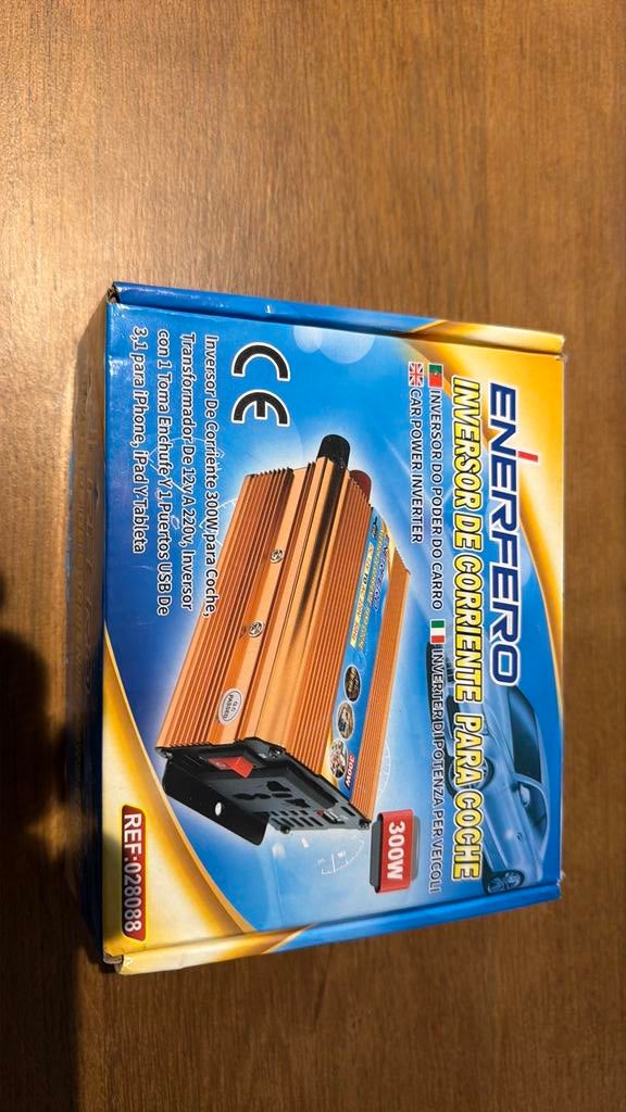 Omvormer 12v/220v 300w, Ophalen of Verzenden, Zo goed als nieuw