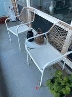 Tuin/balkonsetje 2 stoelen + tafeltje, Tuin en Terras, Tuinsets en Loungesets, Ophalen, Zo goed als nieuw, Overige materialen