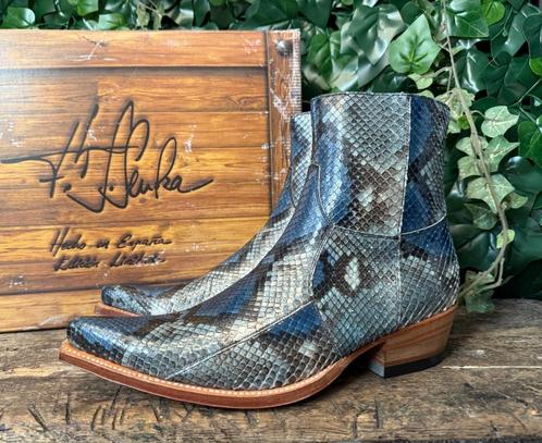 Nieuwe supergave python laarsjes van Sendra maat 42, Kleding | Heren, Schoenen, Nieuw, Boots, Blauw, Ophalen of Verzenden