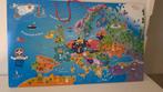Gratis Europa puzzel, Ophalen, Meer dan 50 stukjes, Zo goed als nieuw, Van hout