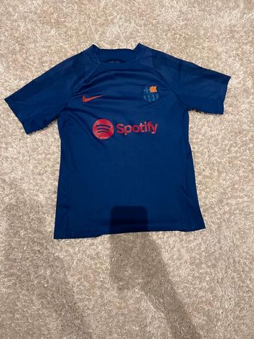 FC Barcelona Shirt - Blauw - Maat 147cm-158cm beschikbaar voor biedingen