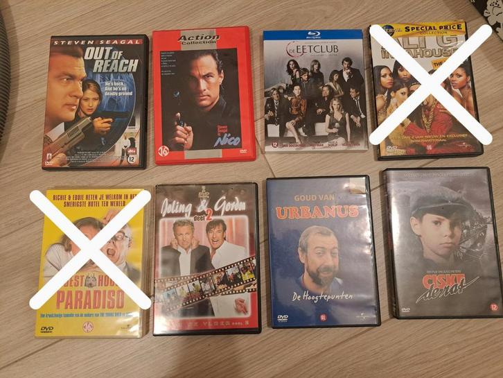 6x dvd zie advertentie voor de titels, Cd's en Dvd's, Dvd's | Cabaret en Sketches, Zo goed als nieuw, Stand-up of Theatershow