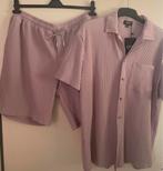 Boohooman plisse set heren maat xl roze, Ophalen of Verzenden, Zo goed als nieuw, Maat 56/58 (XL), Roze