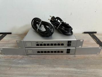 2x Unifi US-8-150w – 8 poorts PoE switch + 2x SFP (Ubiquiti) beschikbaar voor biedingen