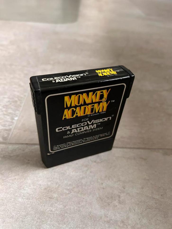 Colecovision spel Monkey Academy, Spelcomputers en Games, Games | Overige, Gebruikt, Avontuur en Actie, 1 speler, Vanaf 3 jaar