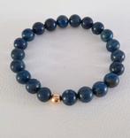 Rosegoud lapis lazuli armband goud 14 krt 585 bracelet new, Met edelsteen, Nieuw, Ophalen of Verzenden, Goud
