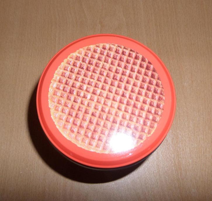 Stroopwafel blik, Verzamelen, Blikken, Gebruikt, Koek(jes), Overige merken, Verzenden