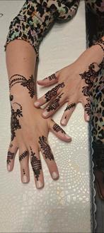 Henna tattoeage voor Bruiloft - Verjaardagen - Feestjes., Antiek en Kunst, Kunst | Niet-Westerse kunst, Ophalen of Verzenden