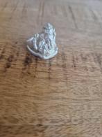 Antieke 925 zilveren ring, met olifantje. Maat 20., Ophalen of Verzenden, Zilver, Ring, Met edelsteen