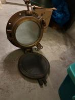 Originele koperen patrijspoort en boordlichten, Ophalen, Gebruikt, Overige typen, Zeilboot of Motorboot