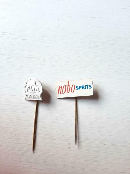 Nobo Sprits en Banket Speldjes Speldje, Verzamelen, Speldjes, Pins en Buttons, Zo goed als nieuw, Speldje of Pin, Merk, Ophalen of Verzenden