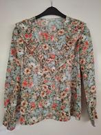 Fleurige blouse maat M met ruches - zo goed als nieuw -, Maat 38/40 (M), Overige kleuren, Ophalen of Verzenden, Zo goed als nieuw