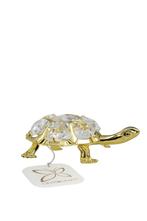 Schildpad suncather 24K Gold plated met BOHEMIA kristal met, Huis en Inrichting, Verzenden, Nieuw