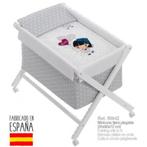 Mini baby-bed madera mod nina corazones-IBV-90642-Interbaby, Nieuw, Overige typen, Ophalen of Verzenden