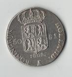 Gezocht. 50 Stuiver Napoleon 1807-1810, Vóór koninkrijk, Zilver, Ophalen of Verzenden, Losse munt