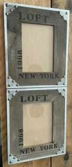 Fotolijstjes 2x Loft 1968 New York 14090401, Ophalen of Verzenden, Nieuw