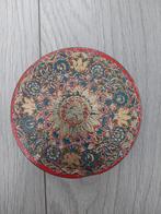 Vintage Droste Cacao Blik - 1950 bloemen rond, Antiek en Kunst, Ophalen of Verzenden