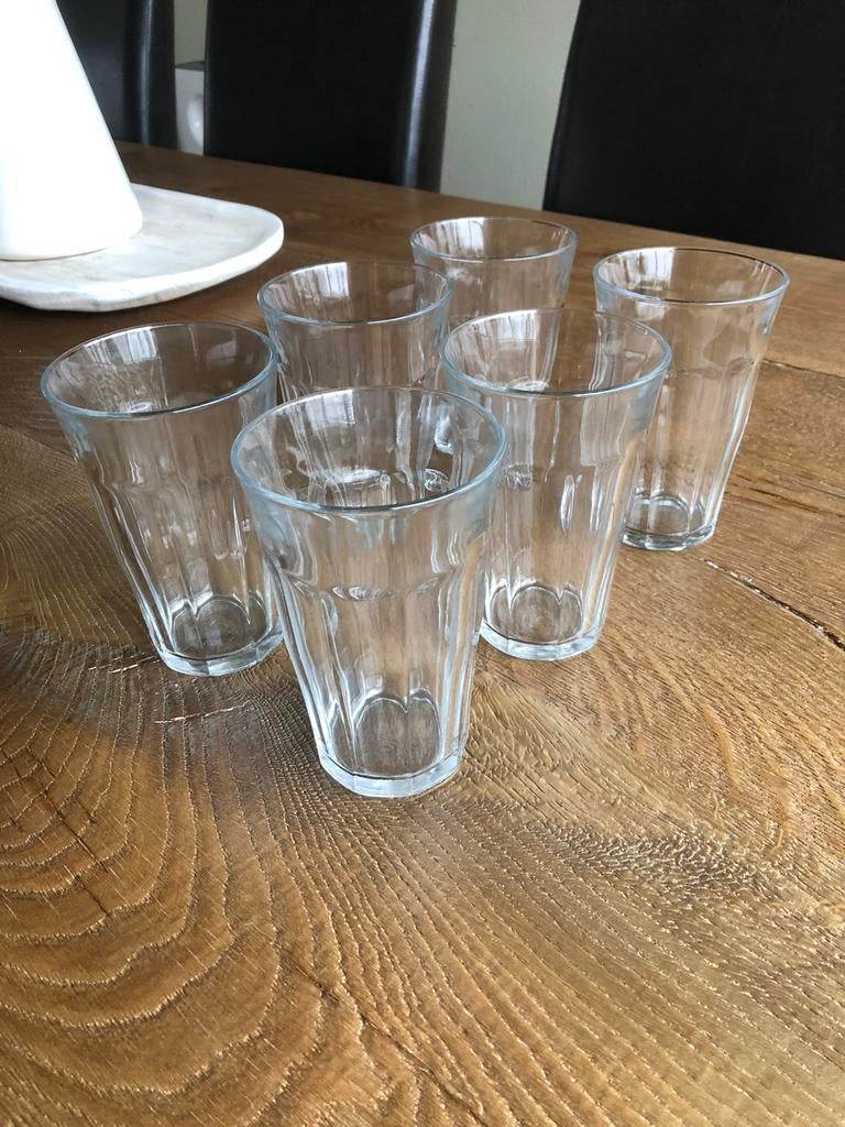 Glazen zes stuks nieuw 33 cl, Ophalen, Nieuw, Waterglas