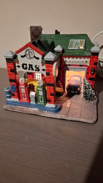 Nieuw Dickensville kerstdorp huis met verlichting beschikbaar voor biedingen