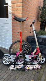 1 wieler step en skeelers, Ophalen, Zo goed als nieuw