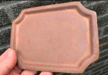 Bonsai onderzetter bruin ongeglazuurd 15,4x11,2x1,4 beschikbaar voor biedingen