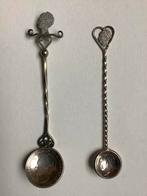 Zilveren lepeltjes van Wilhelmina munten, Verzamelen, Ophalen of Verzenden