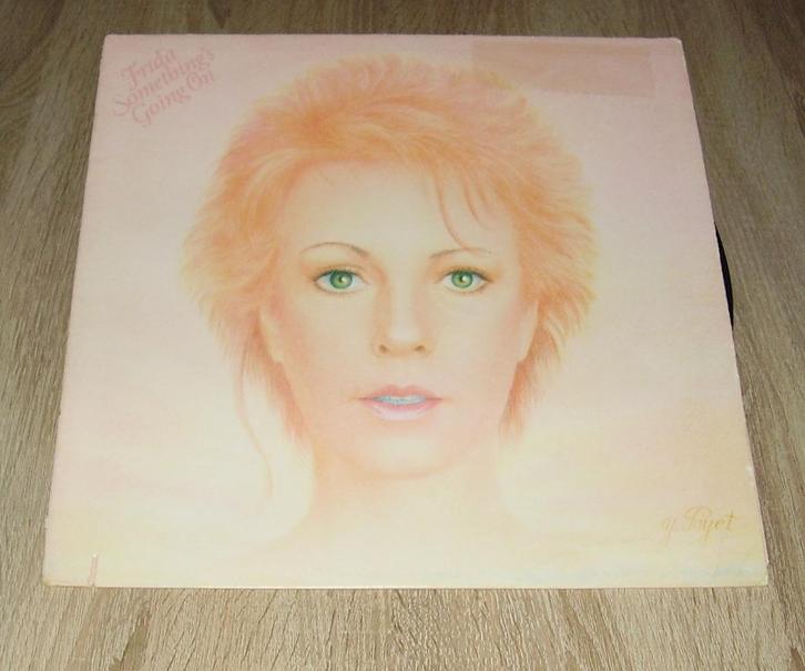 LP - Frida - Something's Going On, Cd's en Dvd's, Vinyl | Pop, Gebruikt, 1980 tot 2000, 12 inch, Ophalen of Verzenden
