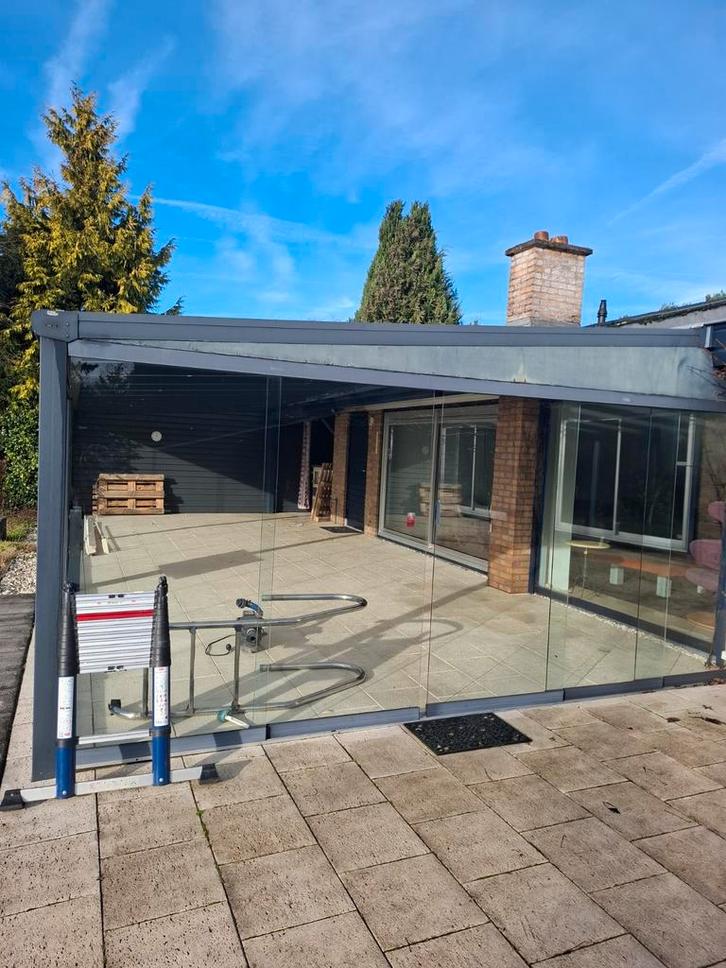 Allure serre alluminium en glas, Doe-het-zelf en Verbouw, Kozijnen en Schuifpuien, Schuifpui, Hout, 225 cm of meer, Ophalen