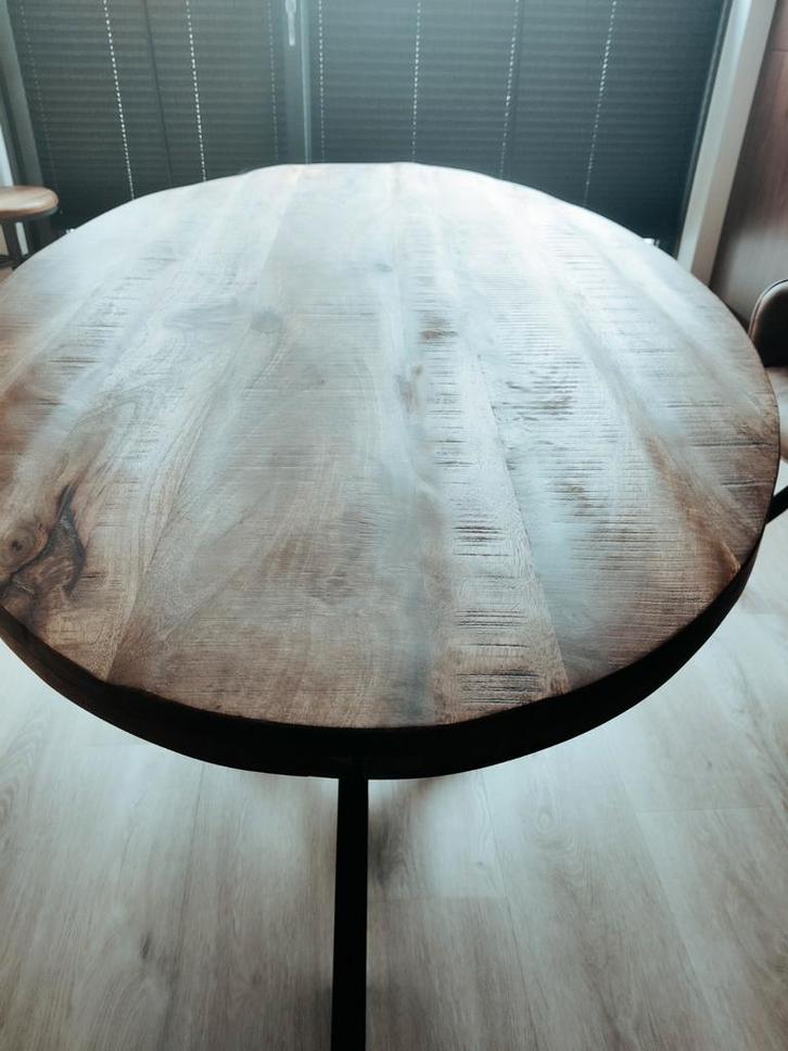 Mooie Mango Houten Eettafel - Nieuw! 160x0.90, Huis en Inrichting, Tafels | Eettafels, 50 tot 100 cm, 100 tot 150 cm, Ovaal, Overige houtsoorten