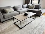 Bankstel lounge grijs, Huis en Inrichting, Banken | Bankstellen, Ophalen, Gebruikt, 100 tot 125 cm, Hoekbank