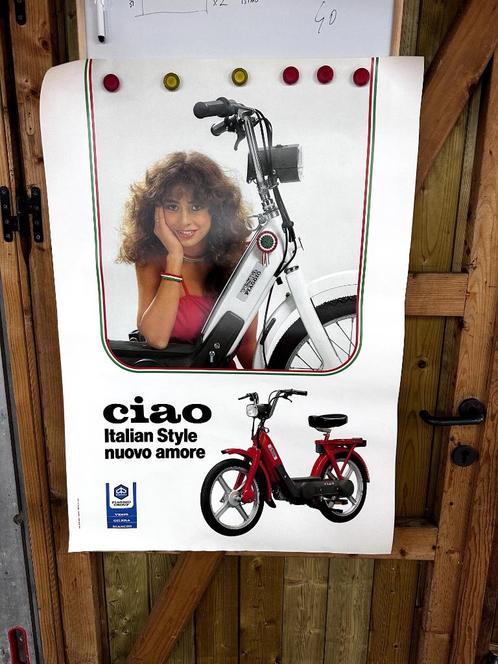 vespa piaggio ciao poster, Fietsen en Brommers, Brommers | Vespa, Zo goed als nieuw, Ophalen of Verzenden